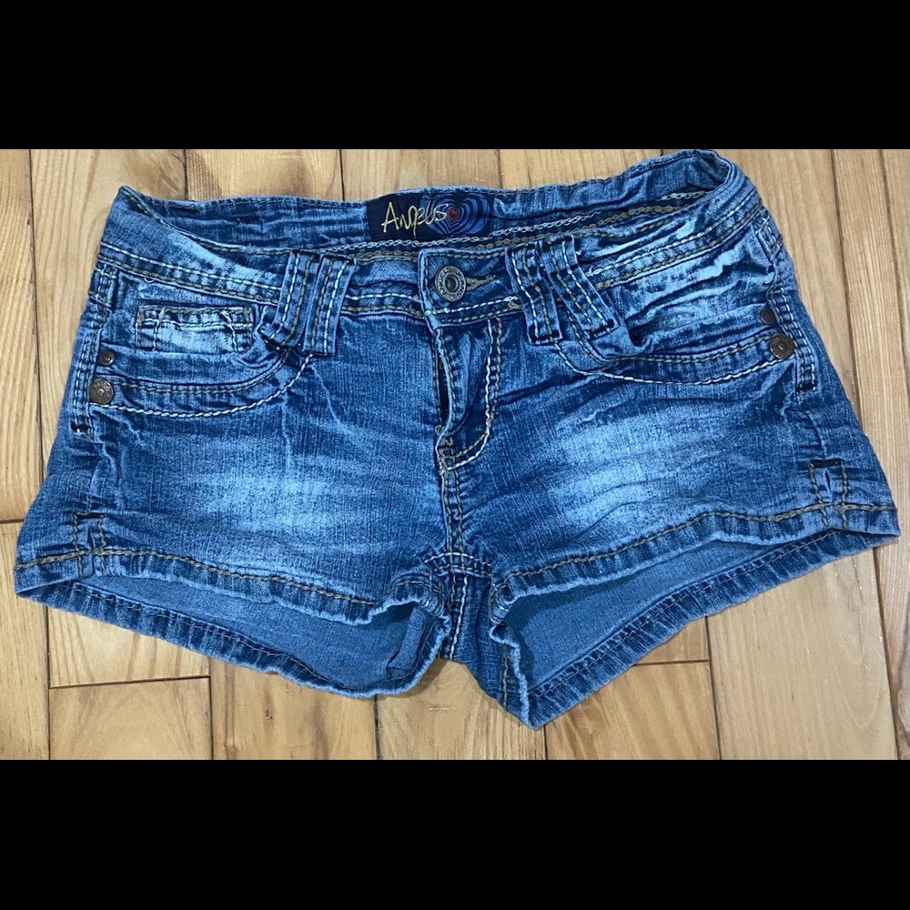 Angels Dark and Light Jean Shorts